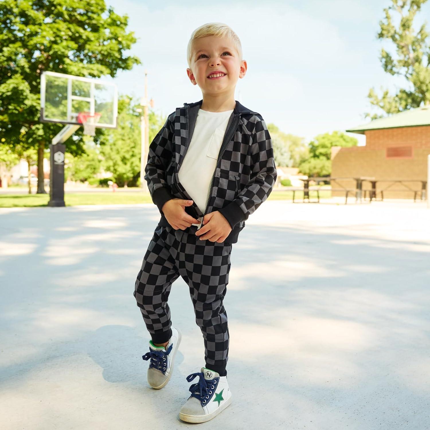 imageLittle Sleepies Short Sleeve Relaxed Pocket Tee for Boys and GirlsSoft White