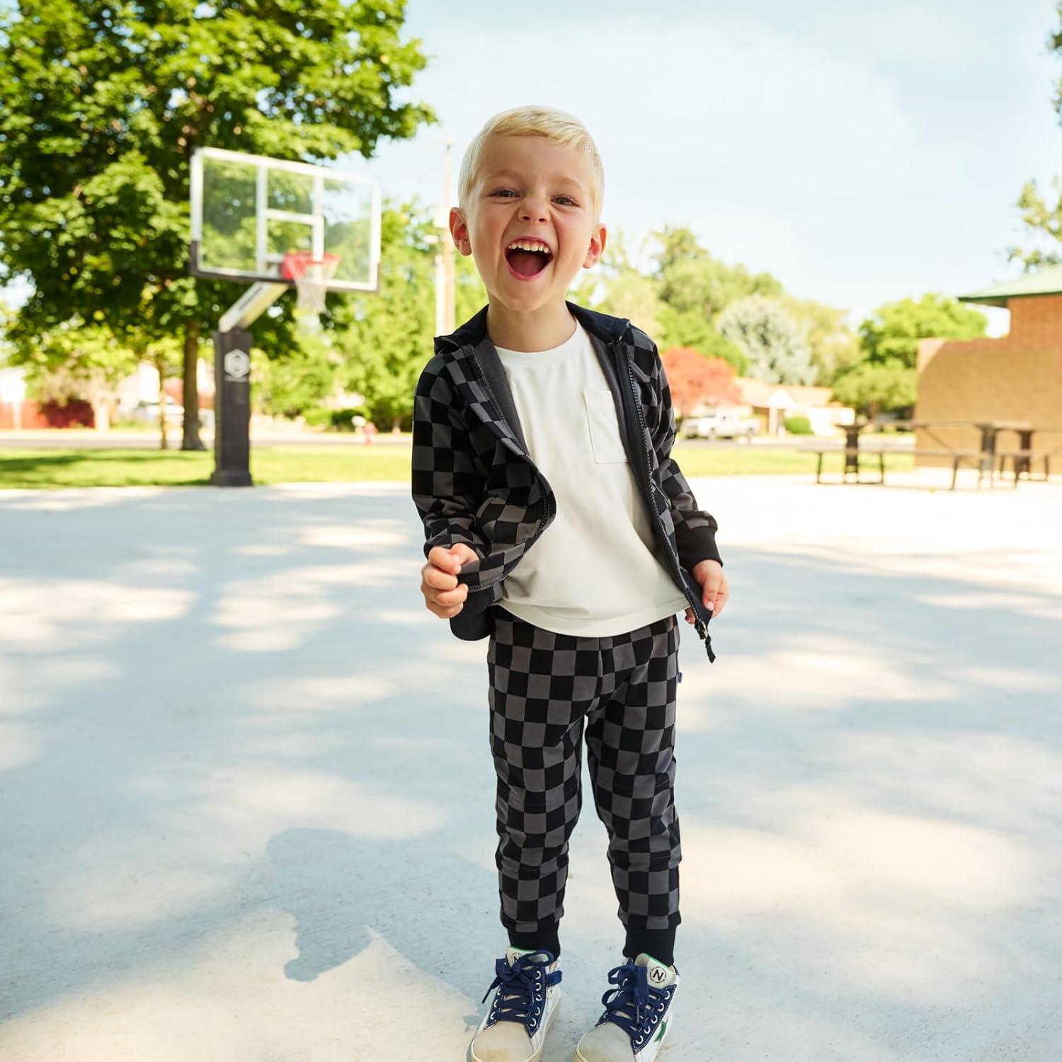 imageLittle Sleepies Short Sleeve Relaxed Pocket Tee for Boys and GirlsSoft White