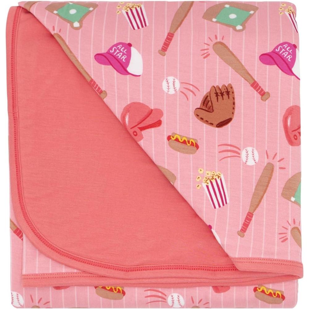 imageLittle Sleepies Christmas Blanket Soft Viscose from Bamboo Christmas Throw Blanket for Baby Boys ampamp Girls Lightweight 50quot x 50quot Large Modern ampamp MerryPink All Stars