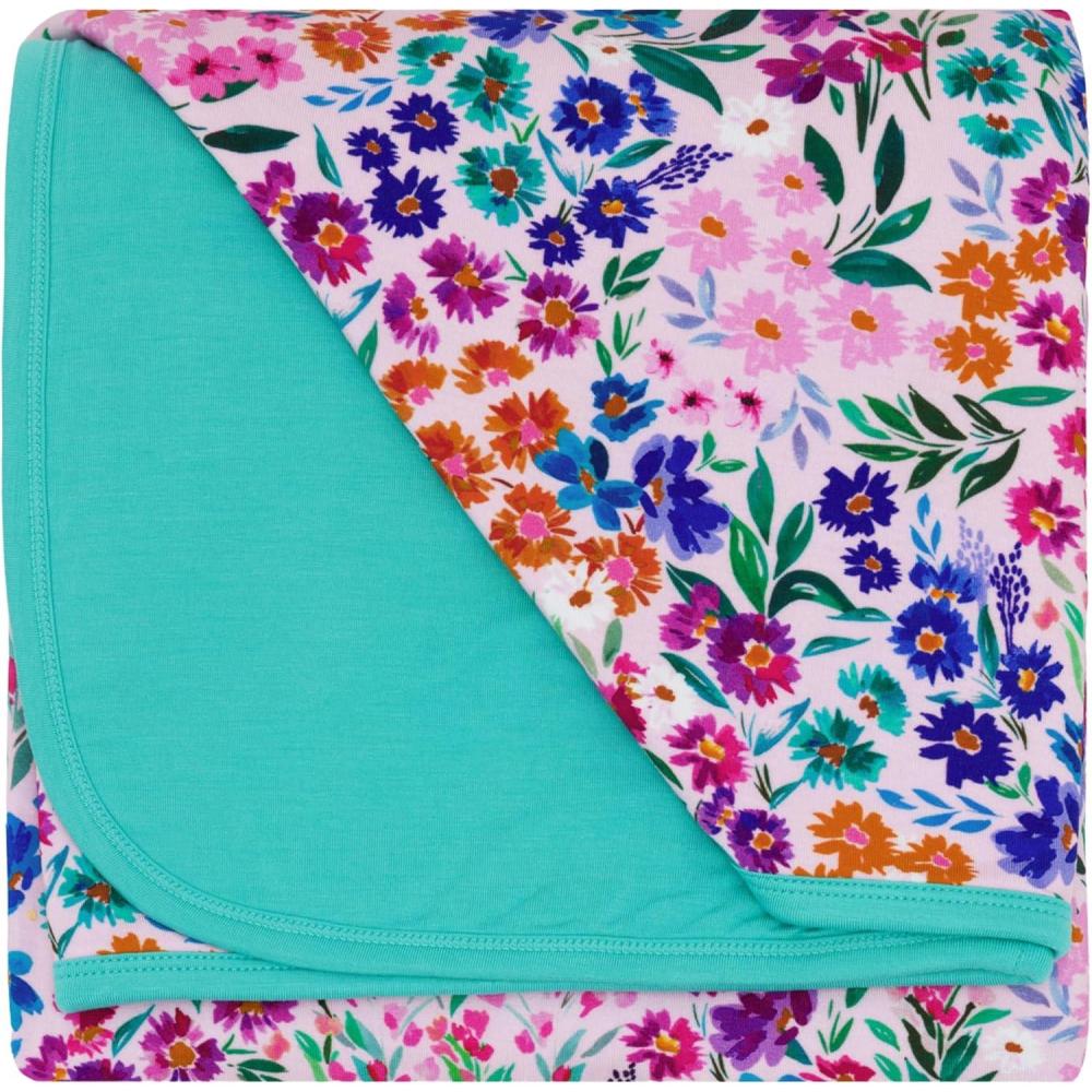 imageLittle Sleepies Cloud Blanket Soft Viscose from Bamboo Toddler ampamp Baby Blanket for Boys ampamp Girls Lightweight Perfect for Hot Sleepers 50quot x 50quot Large Blue All StarsSweet Pea