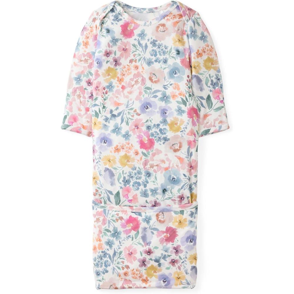 imageLittle Sleepies Newborn Infant Gown Soft Viscose from Bamboo Baby Gown for Newborn Girls ampamp Boys Baby Clothes Infant SleeperTiny Blooms