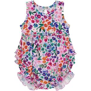 Little Sleepies Bubble Romper for Girls, Soft Viscose from Bamboo One Piece, Baby Clothes(Sweet Pea)