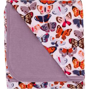 Little Sleepies Christmas Blanket, Soft Viscose from Bamboo Christmas Throw Blanket for Baby Boys & Girls, Lightweight, 50″ x 50″, Large (Modern & Merry)(Butterfly Kisses)