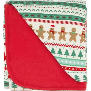 Little Sleepies Christmas Blanket, Soft Viscose from Bamboo Christmas Throw Blanket for Baby Boys & Girls, Lightweight, 50″ x 50″, Large (Modern & Merry)(Fair Isle)