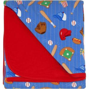 Little Sleepies Cloud Blanket, Soft Viscose from Bamboo Toddler & Baby Blanket for Boys & Girls, Lightweight, Perfect for Hot Sleepers, 50″ x 50″, Large (Blue All Stars)(Blue All Stars)