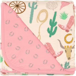 Little Sleepies Cloud Blanket, Soft Viscose from Bamboo Toddler & Baby Blanket for Boys & Girls, Lightweight, Perfect for Hot Sleepers, 50″ x 50″, Large (Blue All Stars)(Pink Ready to Rodeo)