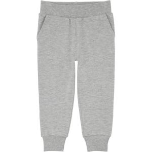 Little Sleepies Joggers for Boys & Girls, Soft Toddler Sweatpants, Baby Boys Pants, Elastic Waistband (Size 6M – 6Y)(Heather Gray)