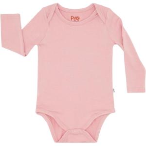 Little Sleepies Long Sleeve Bodysuit for Baby Girls & Boys, Soft Viscose from Bamboo One Piece, Tagless Baby Clothes w/Snaps(Mauve Blush)
