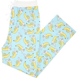 Little Sleepies Mens Pajama Pants, Soft Viscose from Bamboo PJ Bottoms for Family Matching Set, Mens Sleepwear PJs w/Pockets(Bananas)
