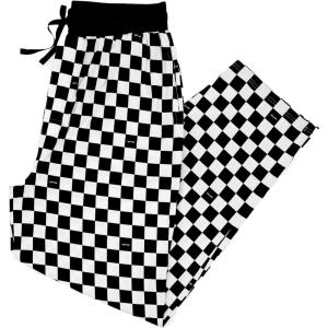 Little Sleepies Mens Pajama Pants, Soft Viscose from Bamboo PJ Bottoms for Family Matching Set, Mens Sleepwear PJs w/Pockets(Checks)