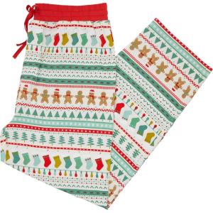 Little Sleepies Mens Pajama Pants, Soft Viscose from Bamboo PJ Bottoms for Family Matching Set, Mens Sleepwear PJs w/Pockets(Fair Isle)