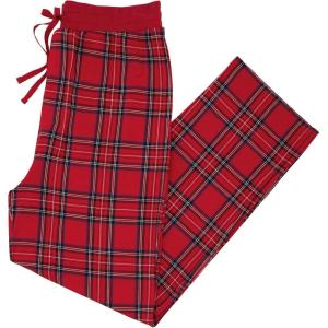 Little Sleepies Mens Pajama Pants, Soft Viscose from Bamboo PJ Bottoms for Family Matching Set, Mens Sleepwear PJs w/Pockets(Holiday Plaid)
