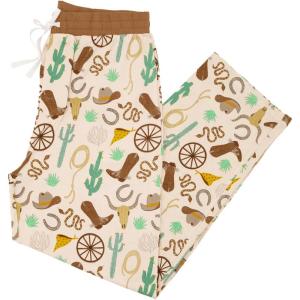 Little Sleepies Mens Pajama Pants, Soft Viscose from Bamboo PJ Bottoms for Family Matching Set, Mens Sleepwear PJs w/Pockets(Ready to Rodeo)