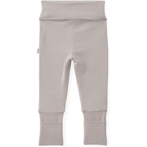 Little Sleepies Newborn Leggings for Girls & Boys, Soft Viscose from Bamboo Leggings w/Fold Over Leg Cuffs, Baby Pants(Dove Gray)