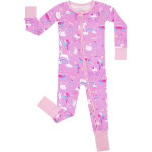 Little Sleepies Pajamas for Baby Boys & Girls, Viscose from Bamboo Baby Pajamas, Preemie & Newborn Sleepers, 2-Way Zipper PJs(Magical Birthday)