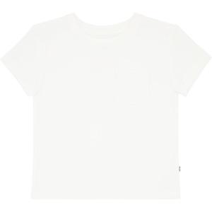 Little Sleepies Short Sleeve Relaxed Pocket Tee for Boys and Girls(Soft White)