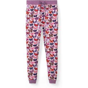 Little Sleepies Women’s Pajama Bottoms, Jogger-Style Comfy PJ Pants, Viscose from Bamboo Pajamas, Family Matching Outfits(Butterfly Kisses)