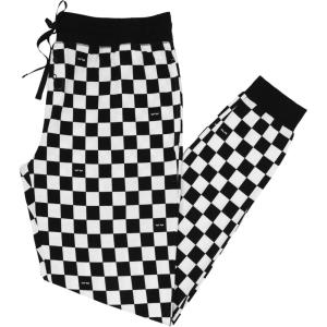 Little Sleepies Women’s Pajama Bottoms, Jogger-Style Comfy PJ Pants, Viscose from Bamboo Pajamas, Family Matching Outfits(Checks)
