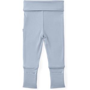Little Sleepies Newborn Leggings for Girls & Boys, Soft Viscose from Bamboo Leggings w/Fold Over Leg Cuffs, Baby Pants(Light Fog)