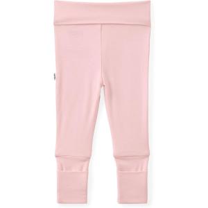 Little Sleepies Newborn Leggings for Girls & Boys, Soft Viscose from Bamboo Leggings w/Fold Over Leg Cuffs, Baby Pants(Prima Pink)