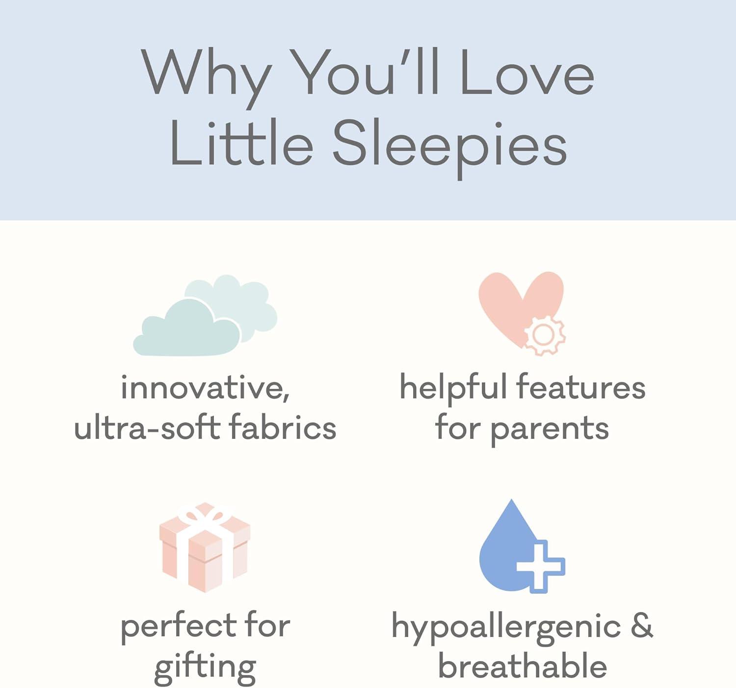 imageLittle Sleepies Elephant Lovey for Baby Girl amp Boy Newborn Gift Essentials Stuffed Animal wSecurity BlanketElephant Lovey