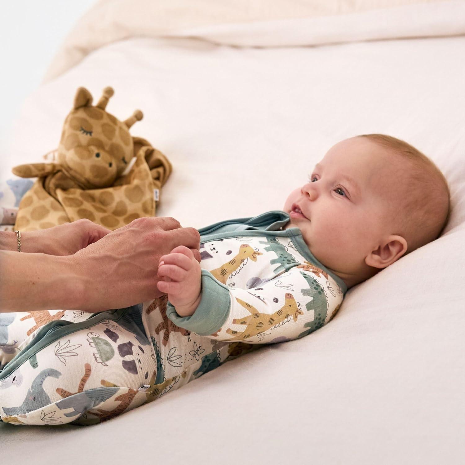 imageLittle Sleepies Elephant Lovey for Baby Girl amp Boy Newborn Gift Essentials Stuffed Animal wSecurity BlanketGiraffe Lovey