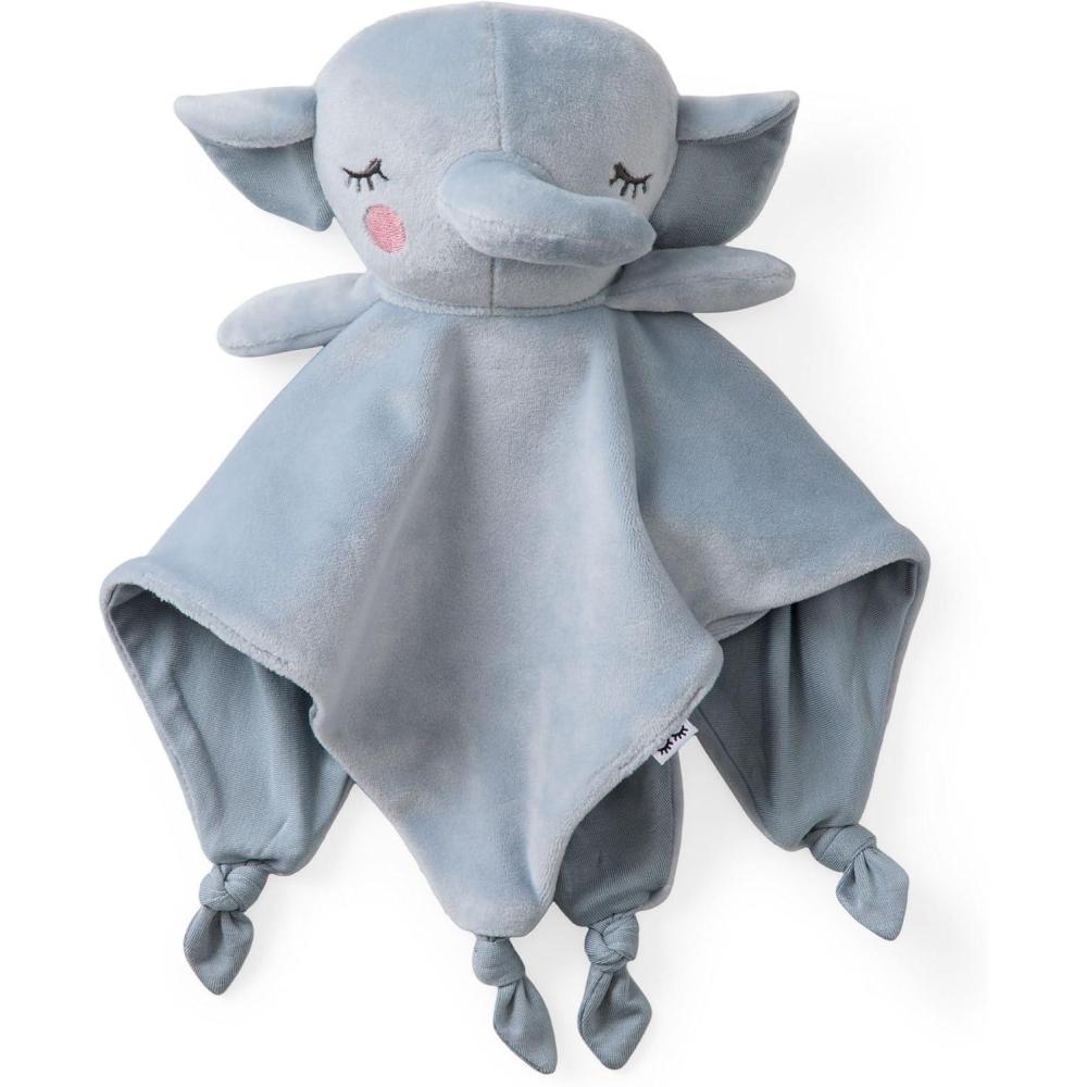 imageLittle Sleepies Elephant Lovey for Baby Girl amp Boy Newborn Gift Essentials Stuffed Animal wSecurity BlanketElephant Lovey
