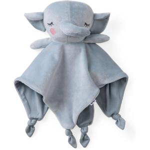 Little Sleepies Elephant Lovey for Baby Girl & Boy, Newborn Gift Essentials, Stuffed Animal w/Security Blanket(Elephant Lovey)
