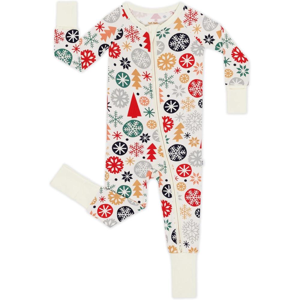 imageLittle Sleepies Pajamas for Baby Boys amp Girls Viscose from Bamboo Baby Pajamas Preemie amp Newborn Sleepers 2Way Zipper PJsModern  Merry